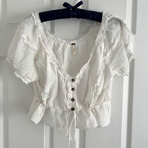 Free People White Blouse